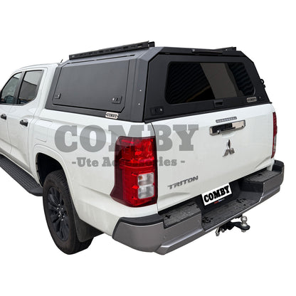 Mitsubishi Triton MV Aluminium Canopy with Front & Rear Glass windows fits 2024-2027 | COMBY V2