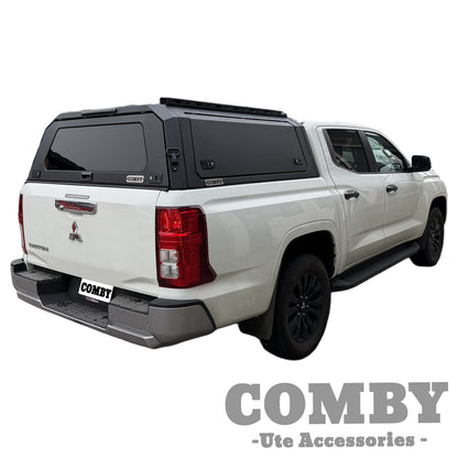 Mitsubishi Triton MV Aluminium Canopy with Front & Rear Glass windows fits 2024-2027 | COMBY V2