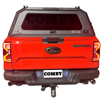 Ford Raptor COMBY V2 Aluminium UTE Canopy with Front and Rear glass windows fits 2022+
