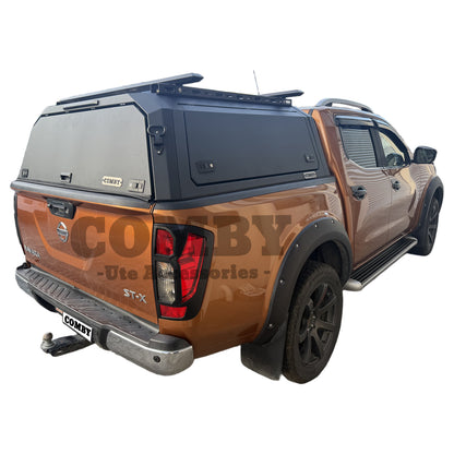 Nissan Navara NP300 Aluminium UTE Canopy with All Solid Panels fits 2015-2021 | COMBY V2