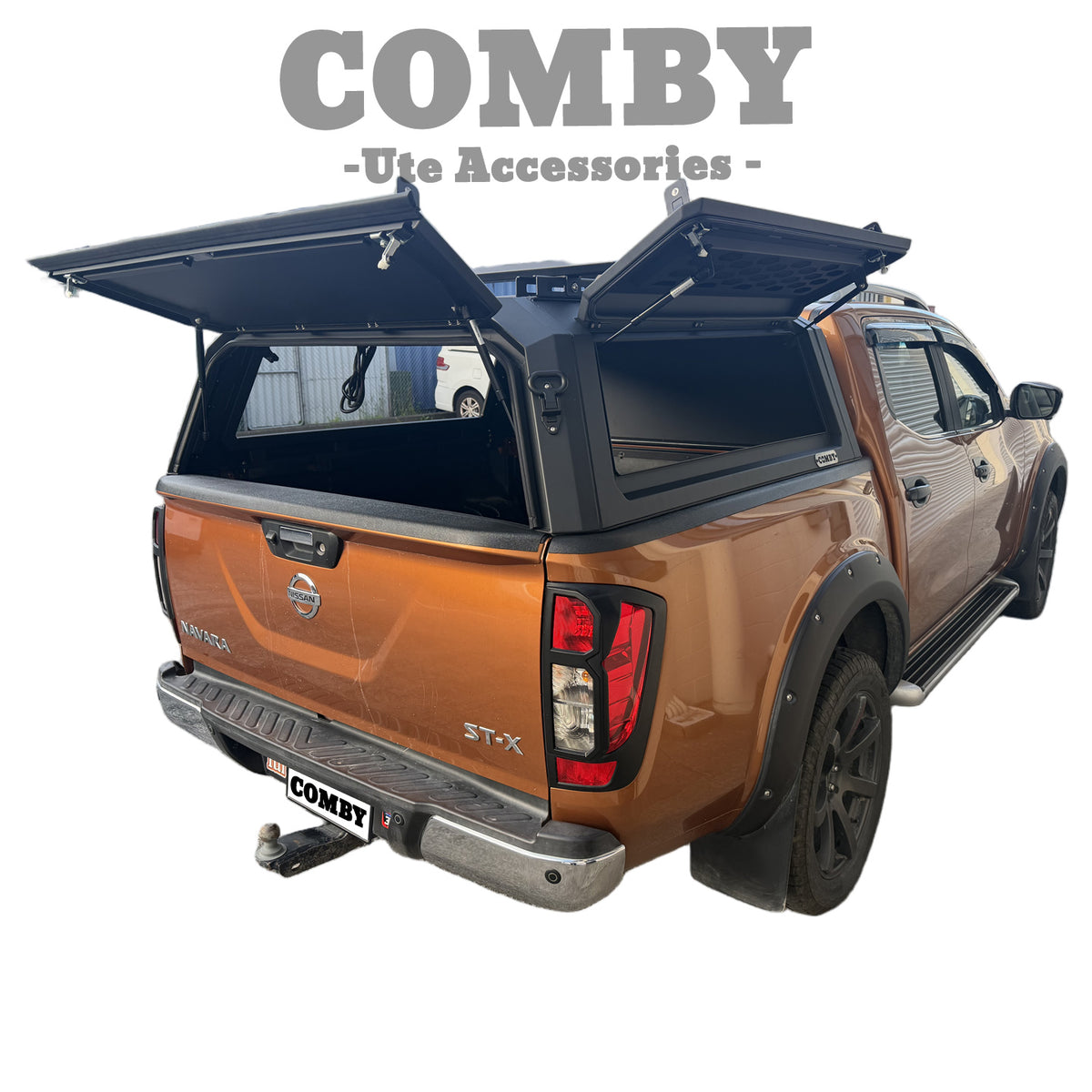 Nissan Navara NP300 Aluminium UTE Canopy with All Solid Panels fits 2015-2021 | COMBY V2