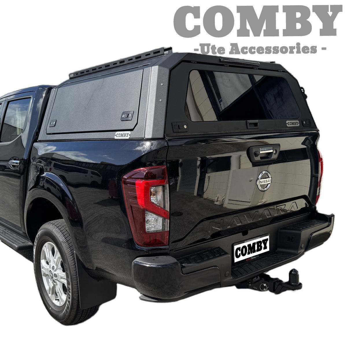 Nissna Navara D23 Aluminium Canopy with Front & Rear Glass windows fits 2022-2026 | COMBY V2