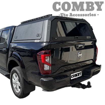 Nissna Navara D23 Aluminium Canopy with Front & Rear Glass windows fits 2022-2026 | COMBY V2