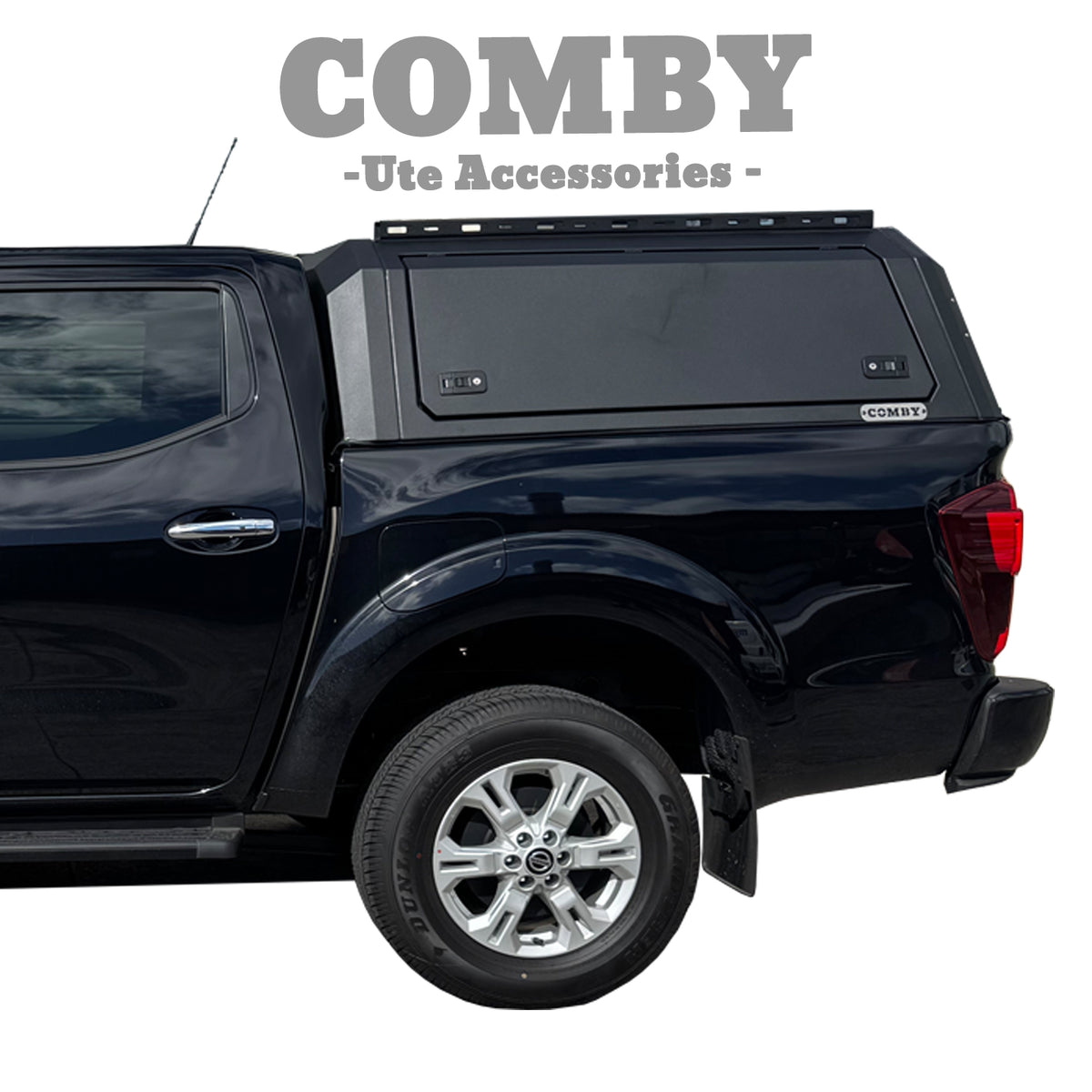 Nissna Navara D23 Aluminium Canopy with Front & Rear Glass windows fits 2022-2026 | COMBY V2