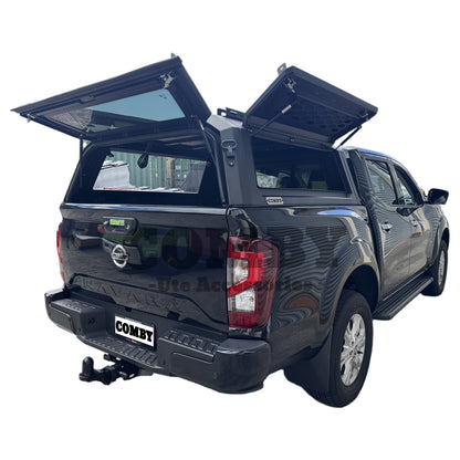 Nissna Navara D23 Aluminium Canopy with Front & Rear Glass windows fits 2022-2026 | COMBY V2