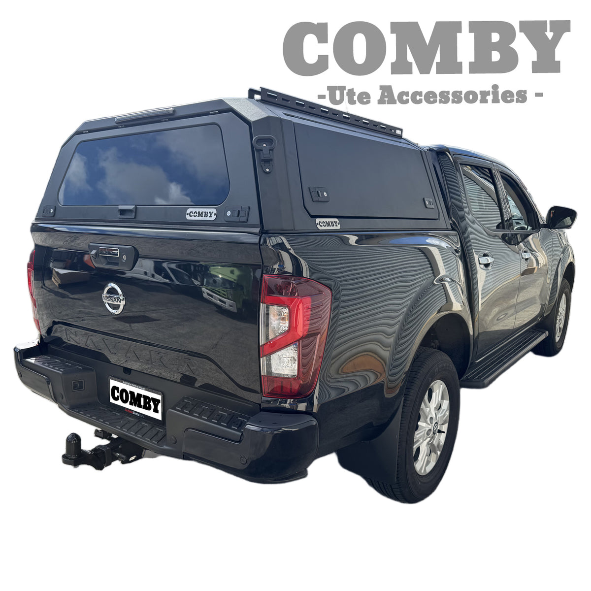 Nissna Navara D23 Aluminium Canopy with Front & Rear Glass windows fits 2022-2026 | COMBY V2