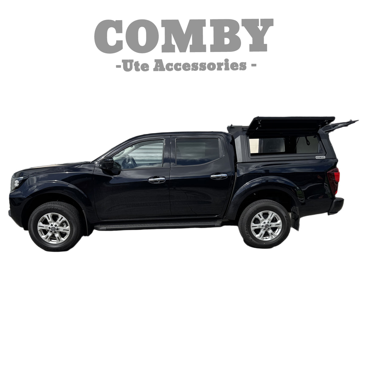 Nissna Navara D23 Aluminium Canopy with Front & Rear Glass windows fits 2022-2026 | COMBY V2