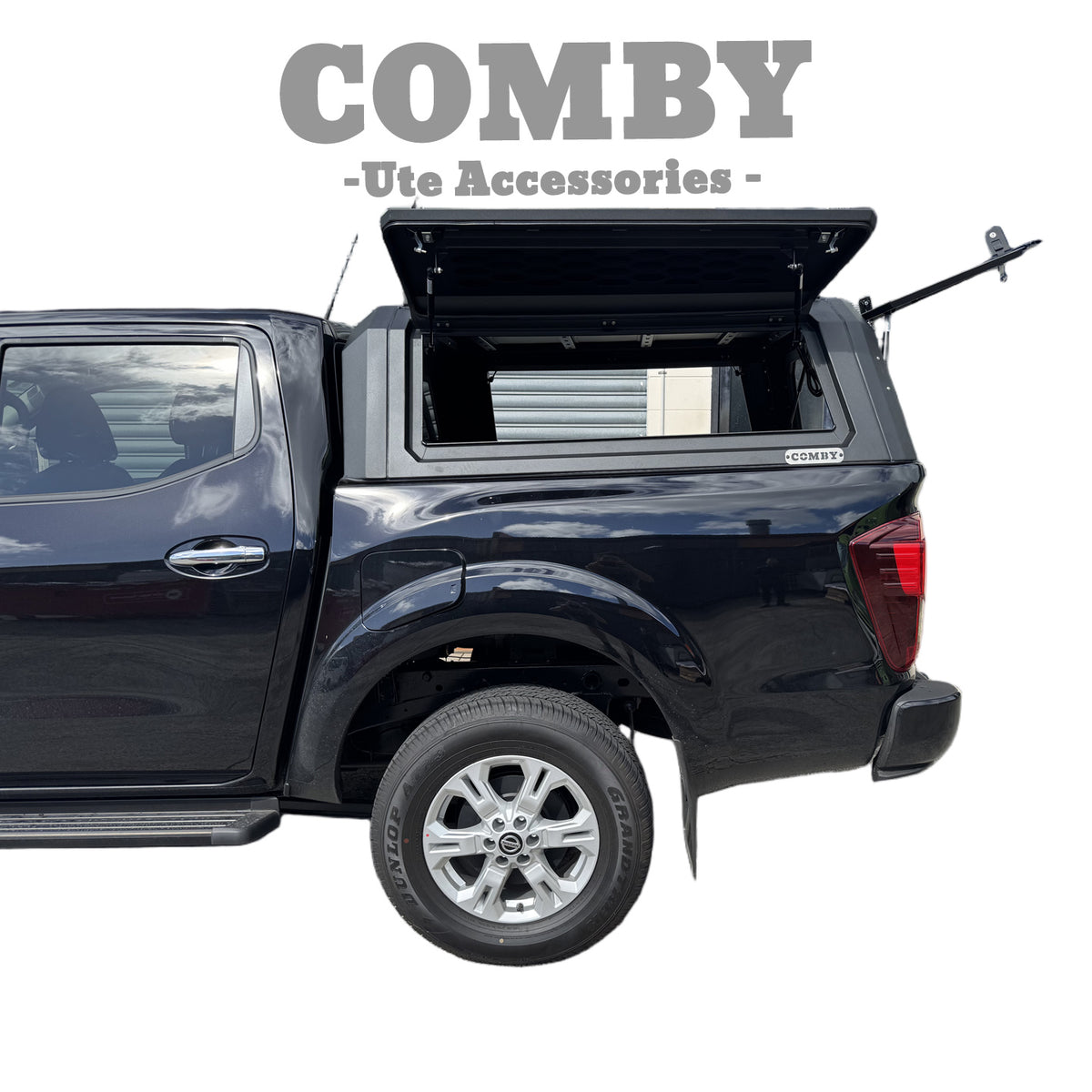 Nissna Navara D23 Aluminium Canopy with Front & Rear Glass windows fits 2022-2026 | COMBY V2