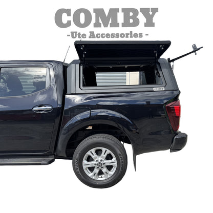 Nissna Navara D23 Aluminium Canopy with Front & Rear Glass windows fits 2022-2026 | COMBY V2