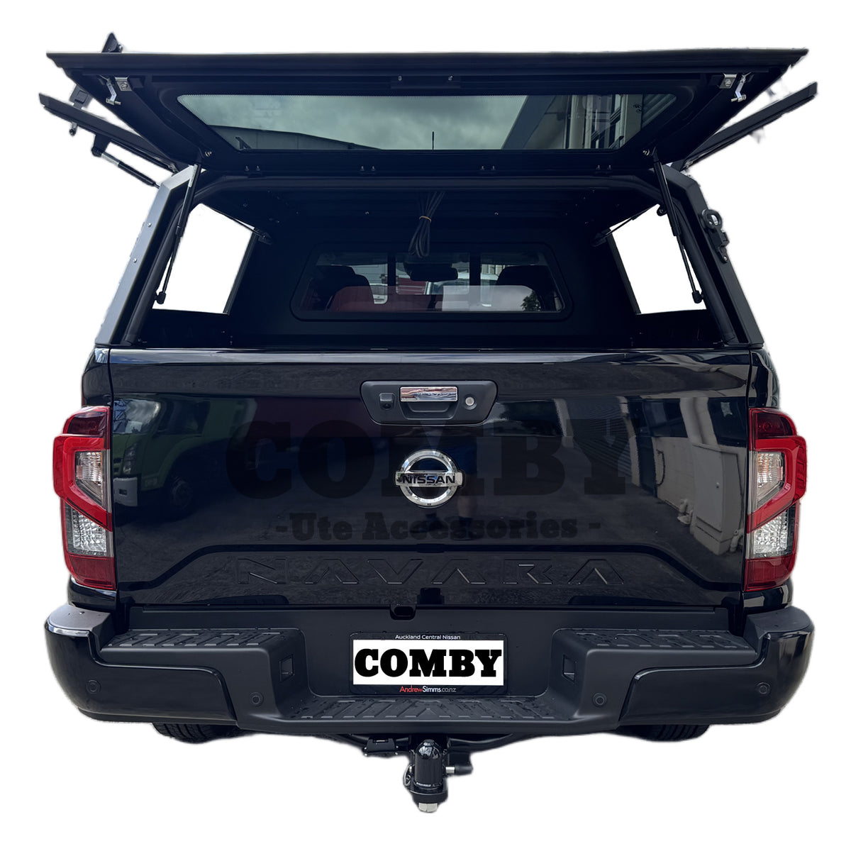 Nissna Navara D23 Aluminium Canopy with Front & Rear Glass windows fits 2022-2026 | COMBY V2