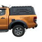 Ford Ranger COMBY Aluminium UTE Canopy with Solid Panels fits 2012-2021 (Recovery Board Side Panels)