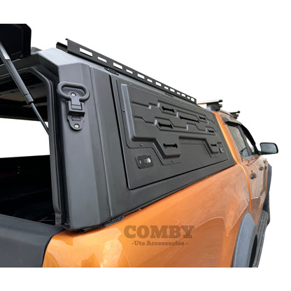 Ford Ranger COMBY Aluminium UTE Canopy with Solid Panels fits 2012-2021 (Recovery Board Side Panels)