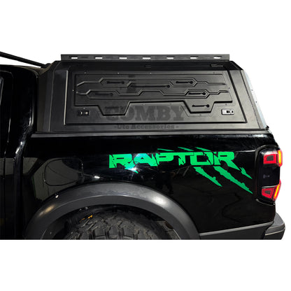 Ford Ranger COMBY Aluminium UTE Canopy with Solid Panels fits 2022+ (Recovery Board Side Panels)