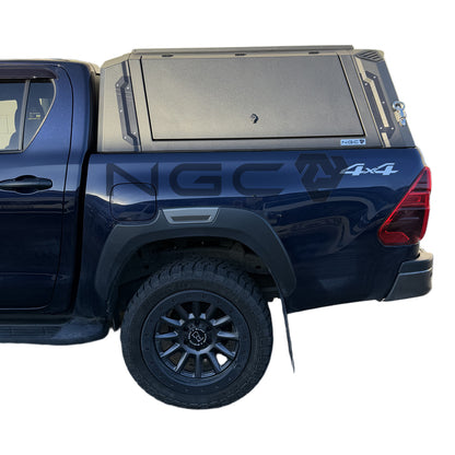 Toyota Hilux N80 NGC Aluminium UTE Canopy with Solid Panels fits 2015-2025