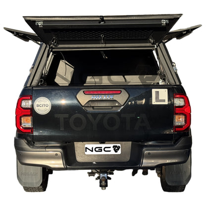 2026 Toyota Hilux NGC Aluminium UTE Canopy with Solid Panels fits 2026+