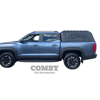 BYD Shark 6 COMBY Aluminium UTE Canopy with Solid Panels fits 2024+ (Recovery Board Side Panels)