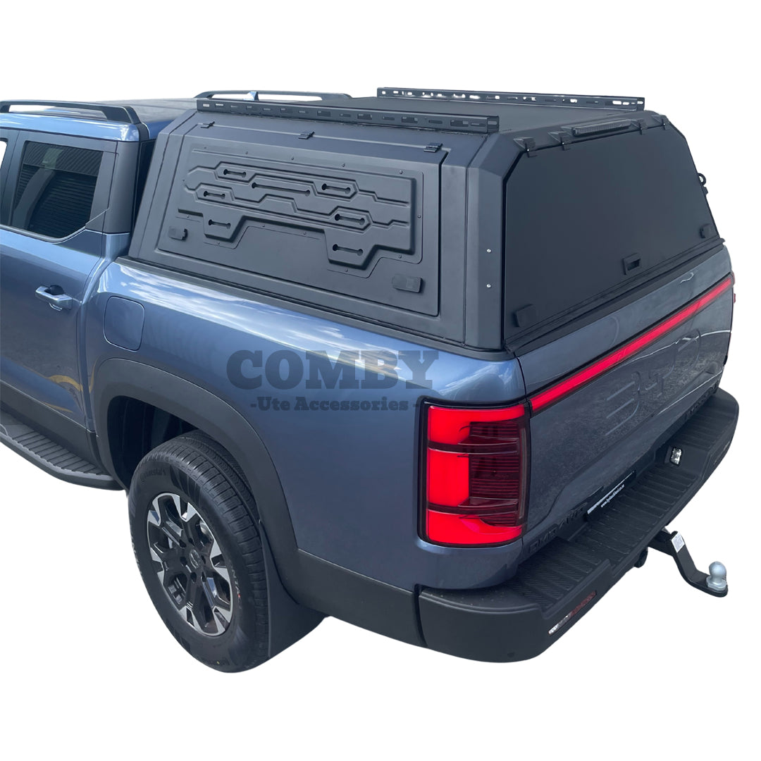 BYD Shark 6 COMBY Aluminium UTE Canopy with Solid Panels fits 2024+ (Recovery Board Side Panels)
