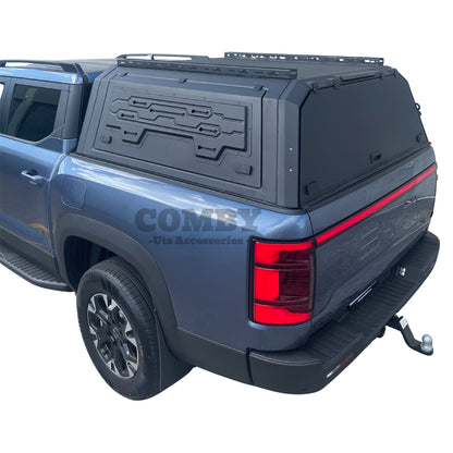 BYD Shark 6 COMBY Aluminium UTE Canopy with Solid Panels fits 2024+ (Recovery Board Side Panels)